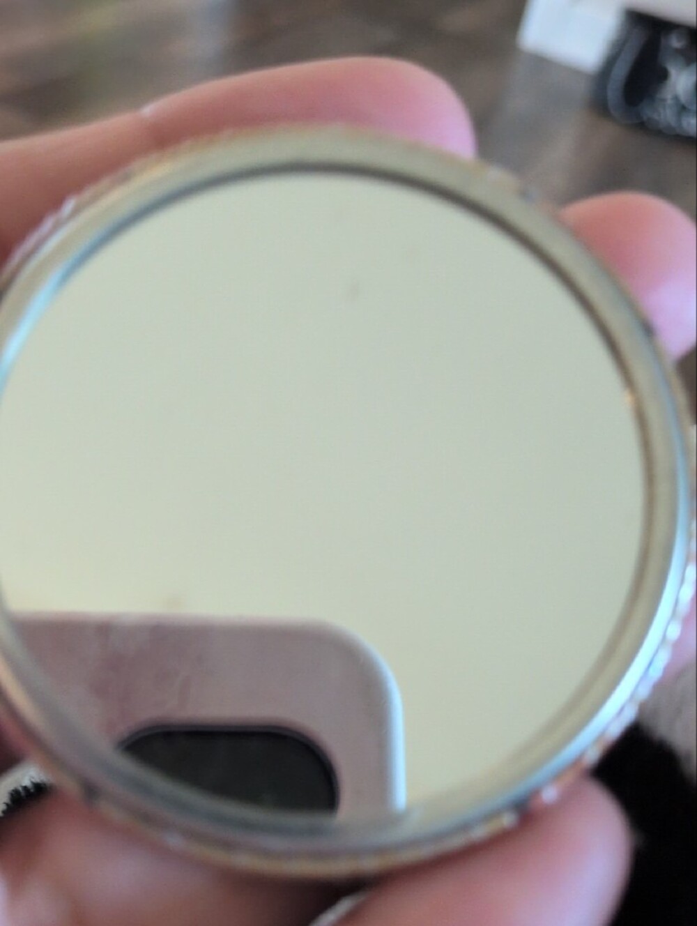 Compact Mirror With Red Bird Pattern - Picture 2 of 6